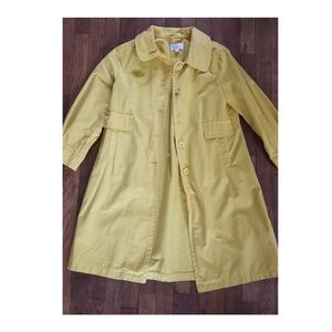 Nili Lotan Yellow quarter sleeve trench coat